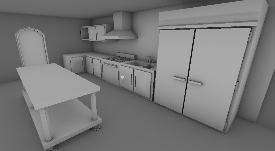 screenshot of kitchen in living area