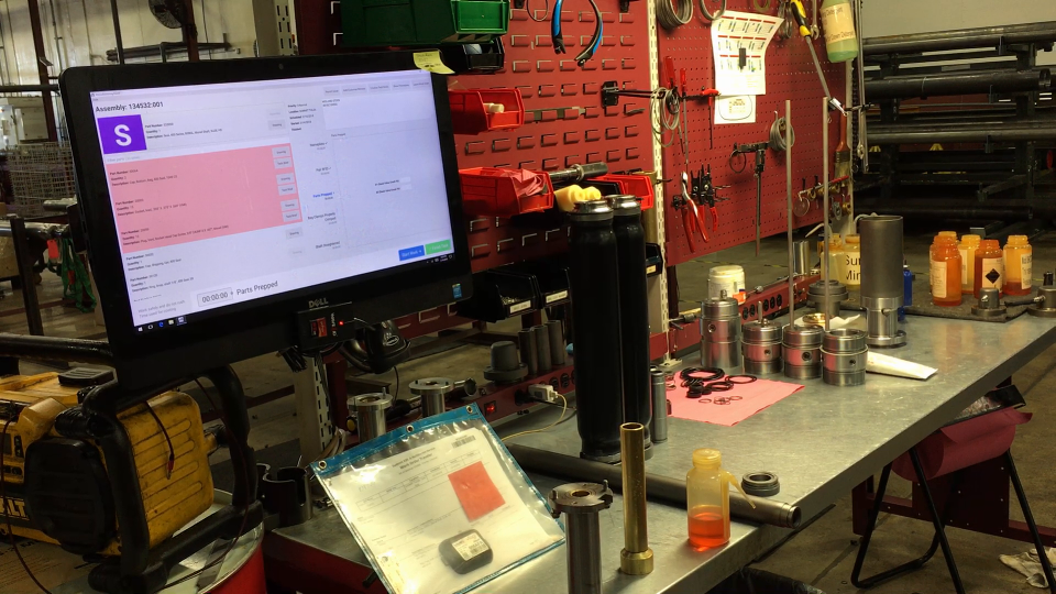 Seal Assembly Kiosk On Workbench